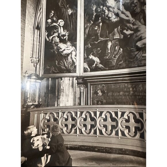 Vintage 1959 "A Dog Of Flanders" Movie Scene Photo Featuring Boy David Ladd & Do - Picture 1 of 14